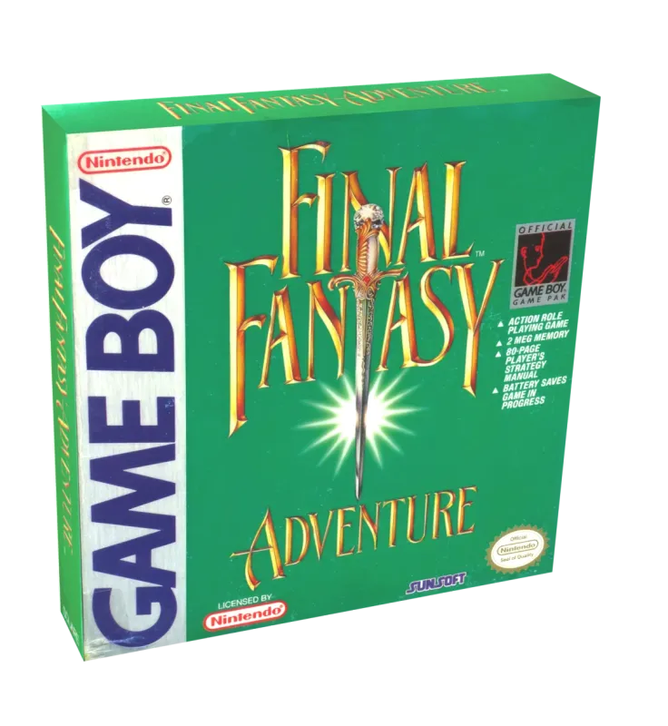 Final Fantasy Adventure Reproduction Box