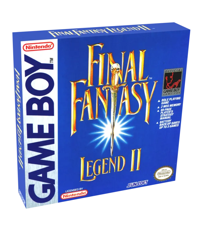 Final Fantasy Legend 2 Reproduction Box