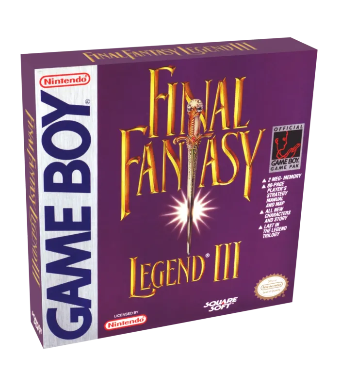 Final Fantasy Legend 3 Reproduction Box