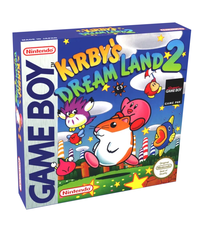 Kirby's Dream Land 2 Reproduction Box