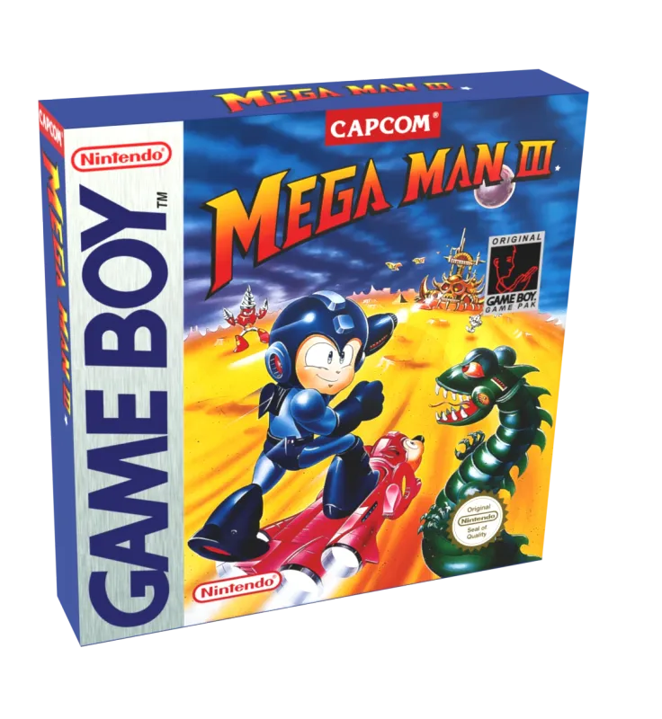 Mega Man 3 Reproduction Box