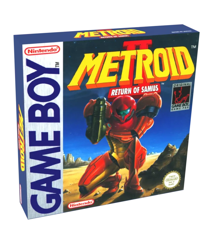 Metroid 2 Return of Samus Reproduction Box