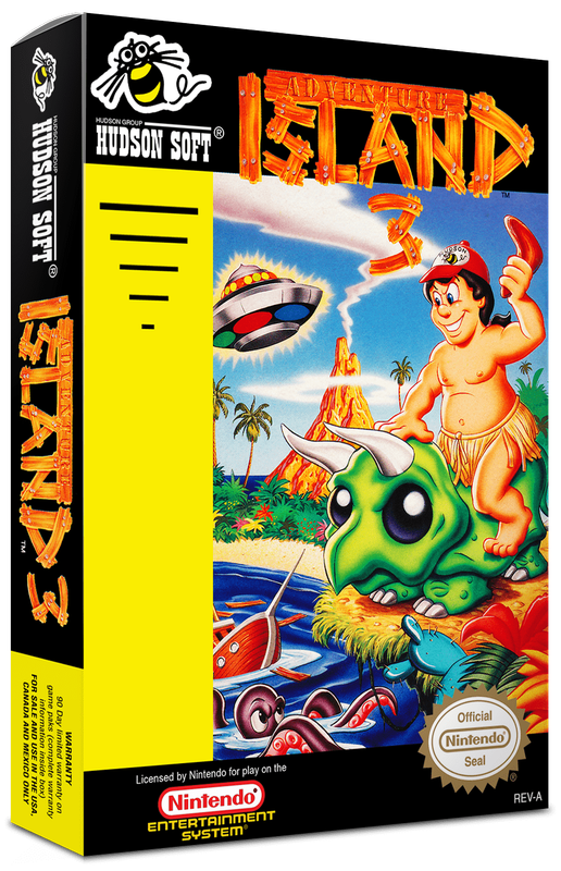 Adventure Island 3 Reproduction Box