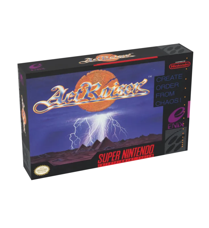 ActRaiser Reproduction Box