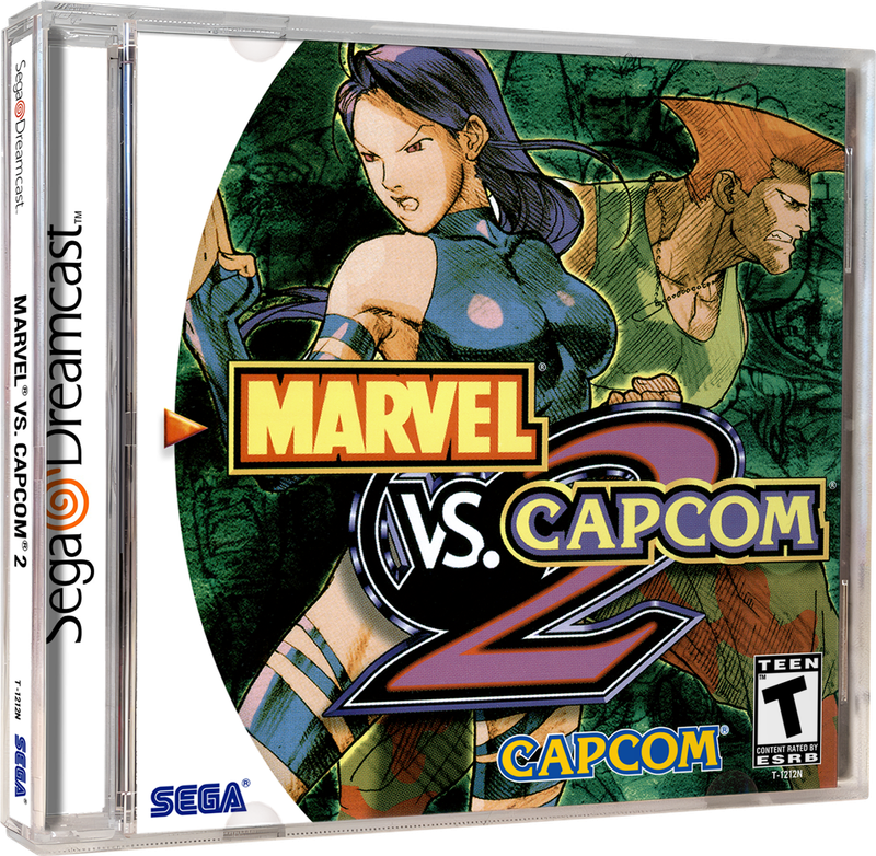 Marvel VS Capcom 2 | NTSC | Dreamcast | DC | En | Reproduction Case and Booklet - NO GAME