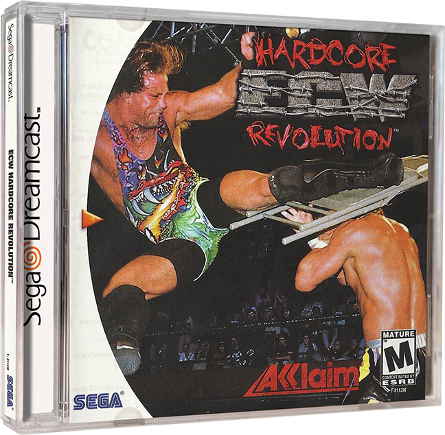 ECW Hardcore Revolution | NTSC | Dreamcast | DC | En | Reproduction Case and Booklet - NO GAME