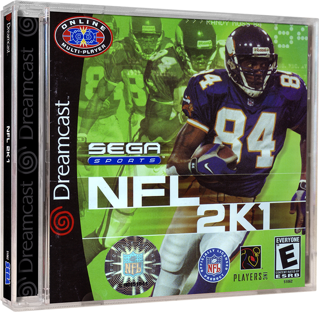 NFL 2K1 | NTSC | Dreamcast | DC | En | Reproduction Case and Booklet - NO GAME