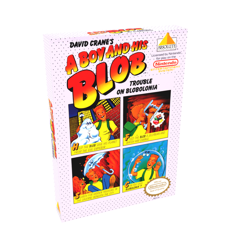 A Boy and His Blob Reproduction Box