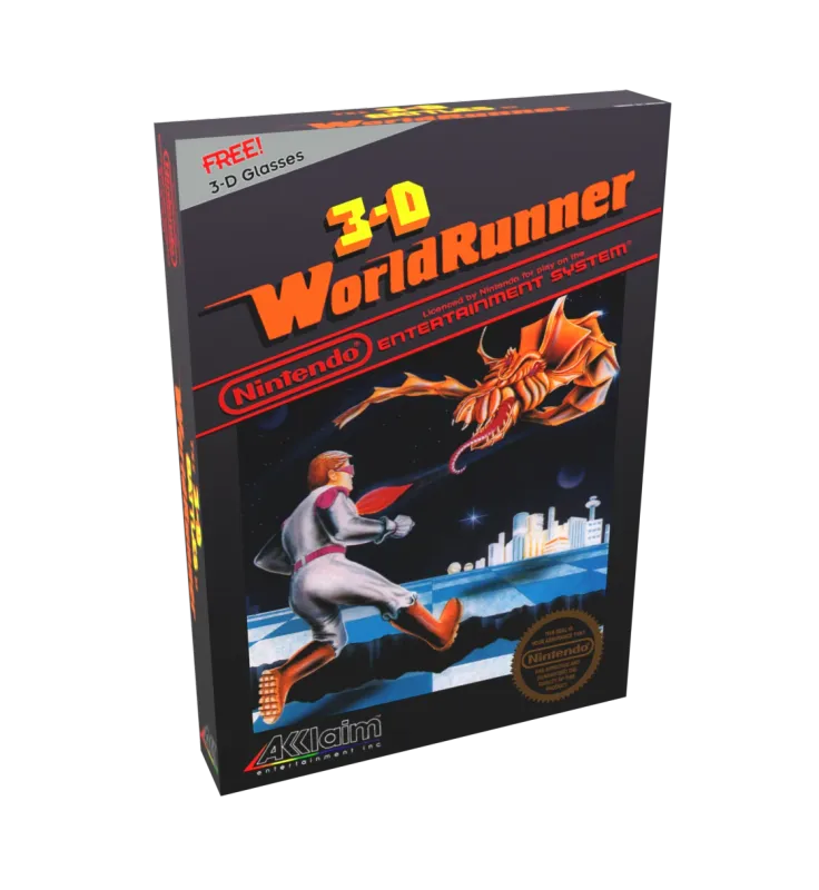 3-D World Runner Reproduction Box