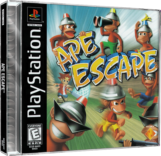Ape Escape | NTSC | Playstation | PS1 | En | Reproduction Case and Booklet - NO GAME