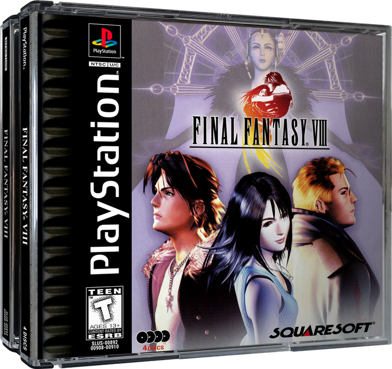 Final Fantasy VIII | NTSC | Playstation | PS1 | En | Reproduction Case ...