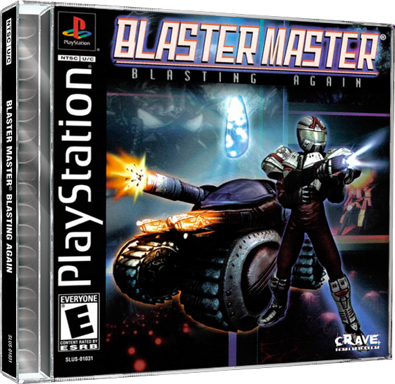 Blaster Master Blasting Again | NTSC | Playstation | PS1 | En | Reproduction Case and Booklet - NO GAME
