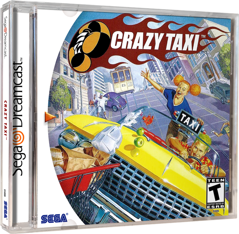 Crazy Taxi | NTSC | Dreamcast | DC | En | Reproduction Case and Booklet - NO GAME