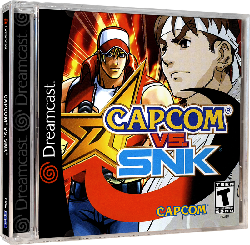 Capcom VS SNK | NTSC | Dreamcast | DC | En | Reproduction Case and Booklet - NO GAME
