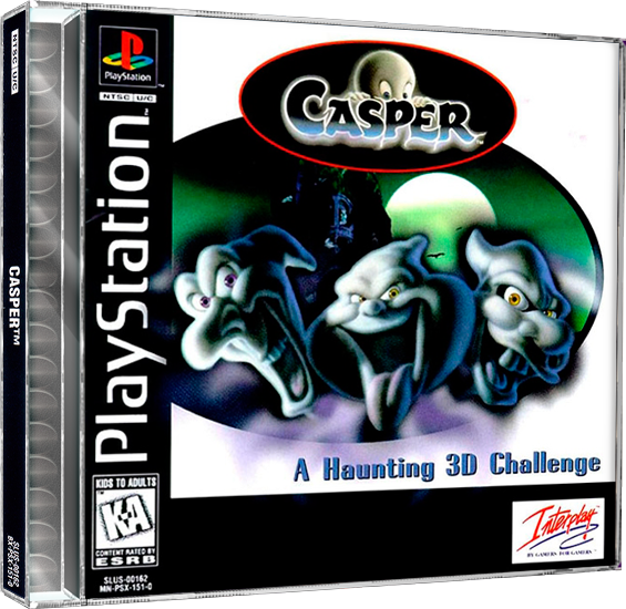 Casper | NTSC | Playstation | PS1 | En | Reproduction Case and Booklet - NO GAME