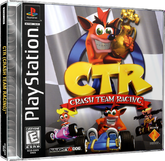 CTR Crash Team Racing | NTSC | Playstation | PS1 | En | Reproduction Case and Booklet - NO GAME