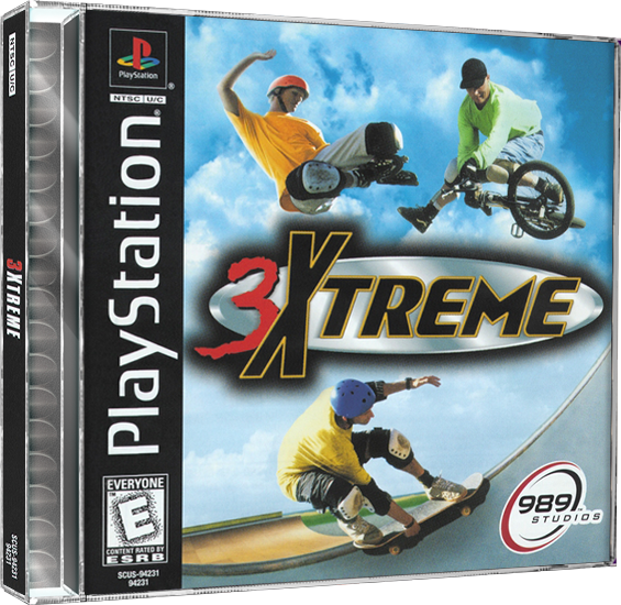 3Xtreme | NTSC | Playstation | PS1 | En | Reproduction Case and Booklet - NO GAME