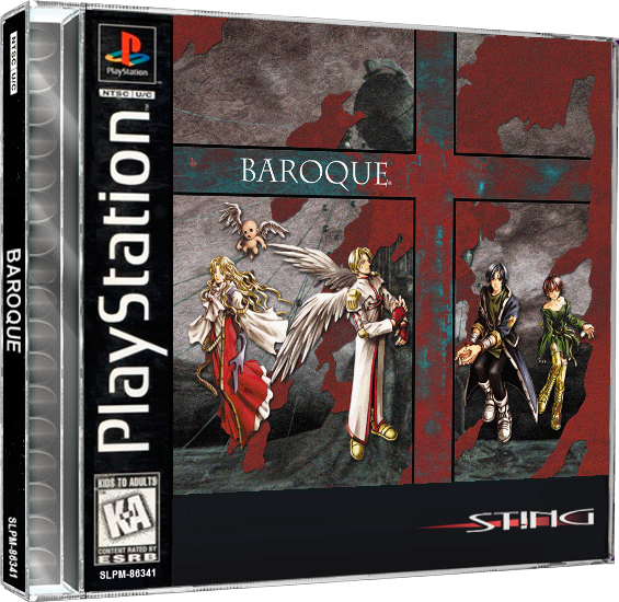 Baroque | NTSC | Playstation | PS1 | En | Reproduction Case and Booklet - NO GAME