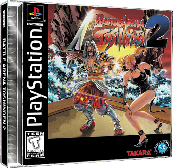 Battle Arena Toshinden 2 | NTSC | Playstation | PS1 | En | Reproduction Case and Booklet - NO GAME