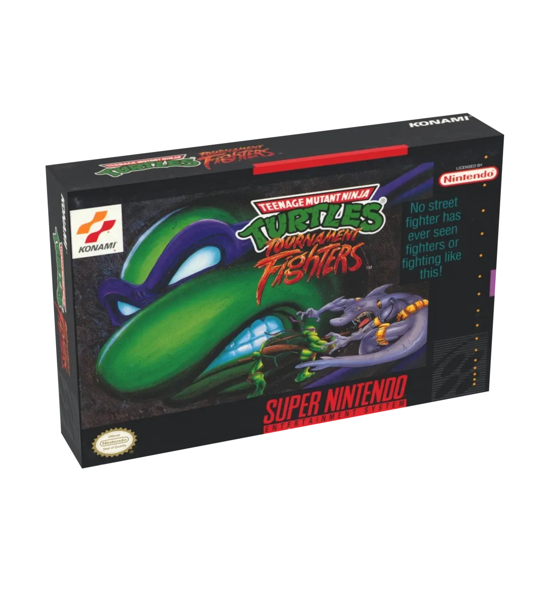 Teenage Mutant Ninja Turtles Tournament Fighters Reproduction Box