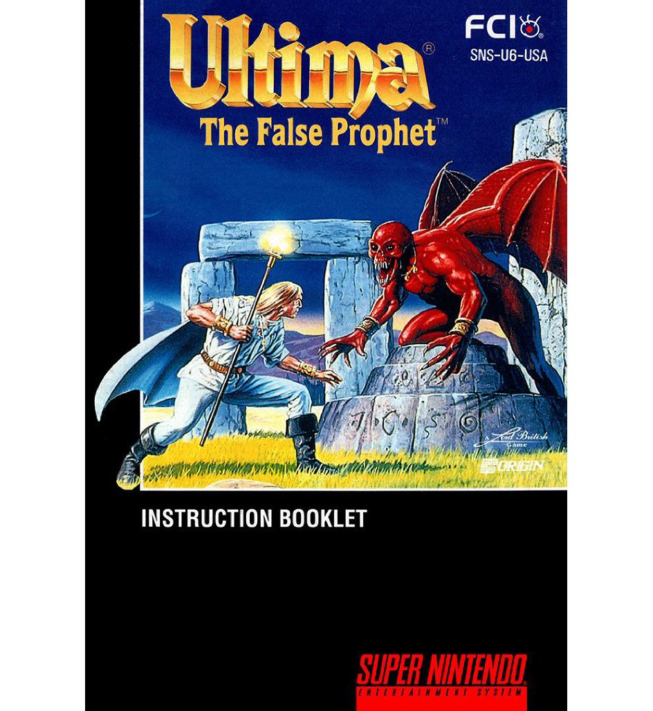 Ultima 4 The False Prophet Reproduction Manual