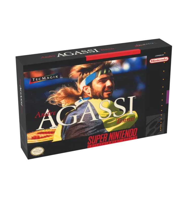 Andre Agassi Tennis Reproduction Box