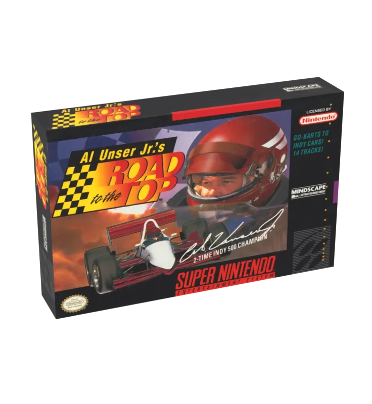 Al Unser Jr's Road to the Top Reproduction Box