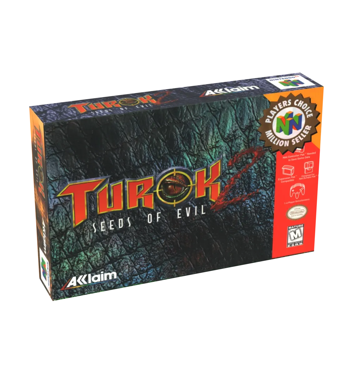Turok 2 Seeds of Evil [Players Choice] Reproduction Box
