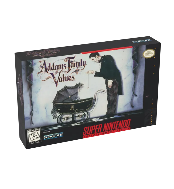Addams Family Values Reproduction Box
