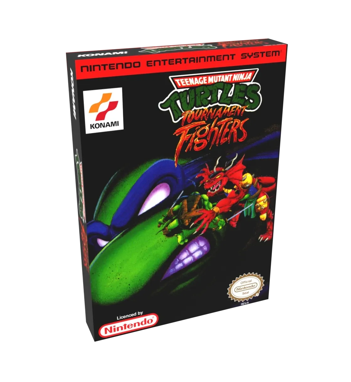 Teenage Mutant Ninja Turtles Tournament Fighters Reproduction Box