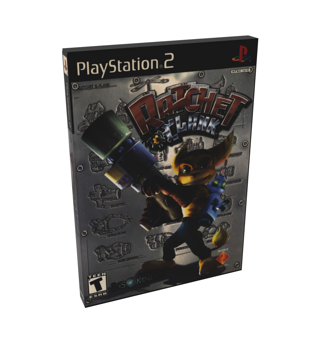 Ratchet &amp; Clank | NTSC | Playstation 2 | PS2 | En | Reproduction Case and Booklet - NO GAME