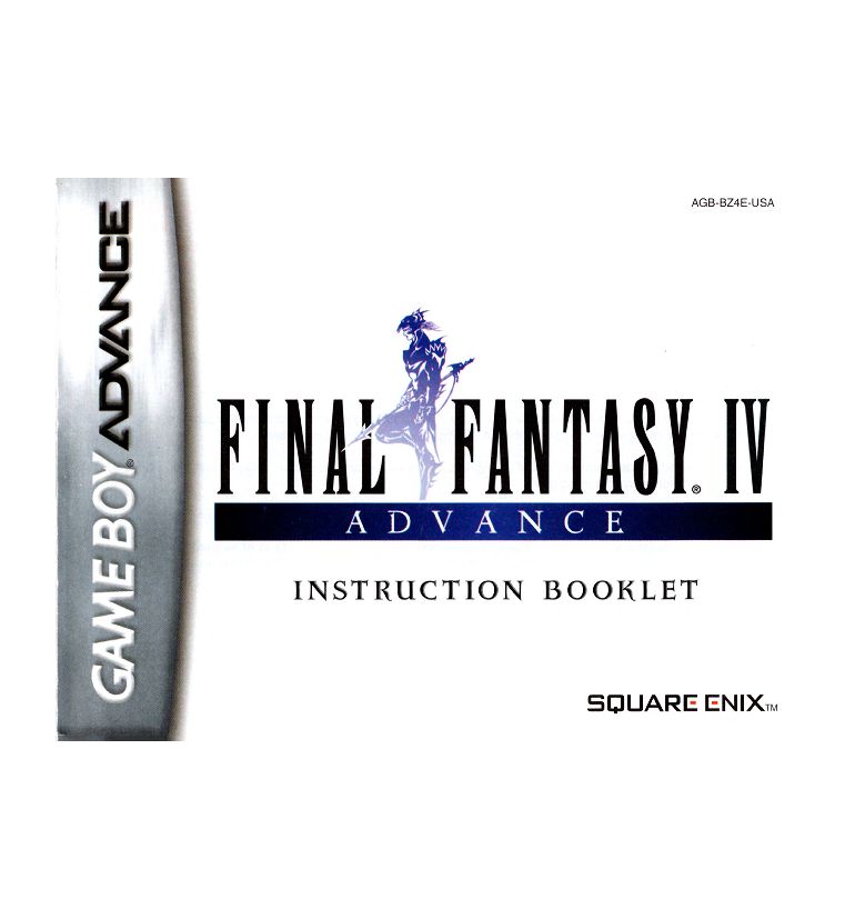 Final Fantasy IV Reproduction Manual