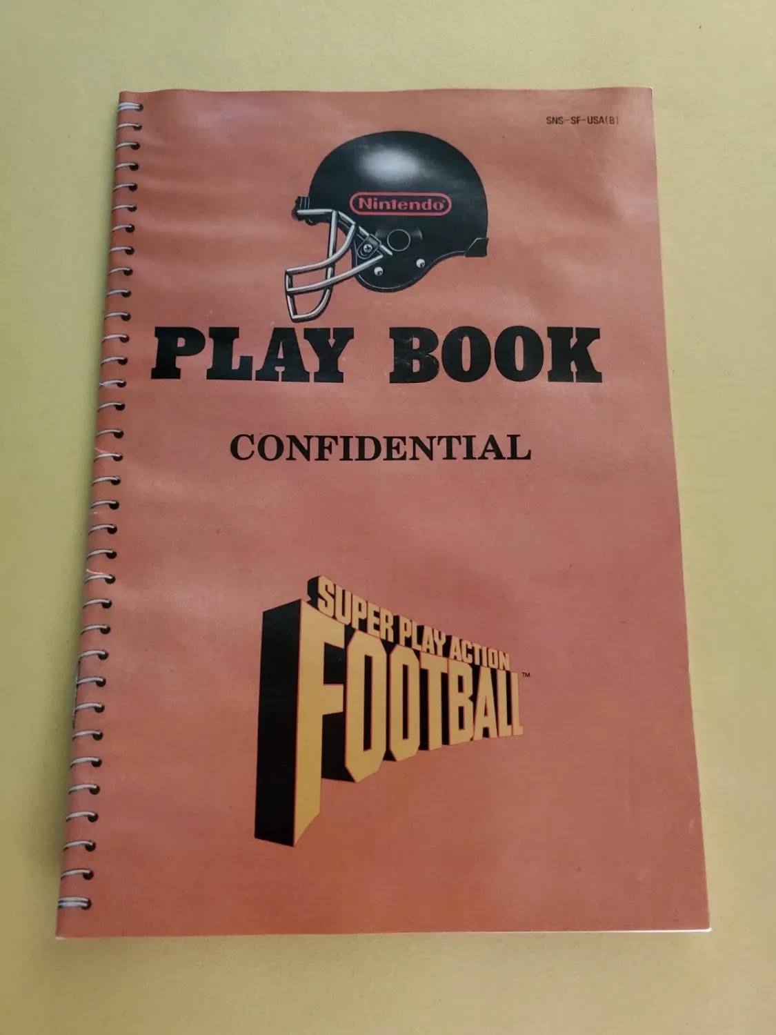 Super Play Action Football [Playbook] Reproduction Manual