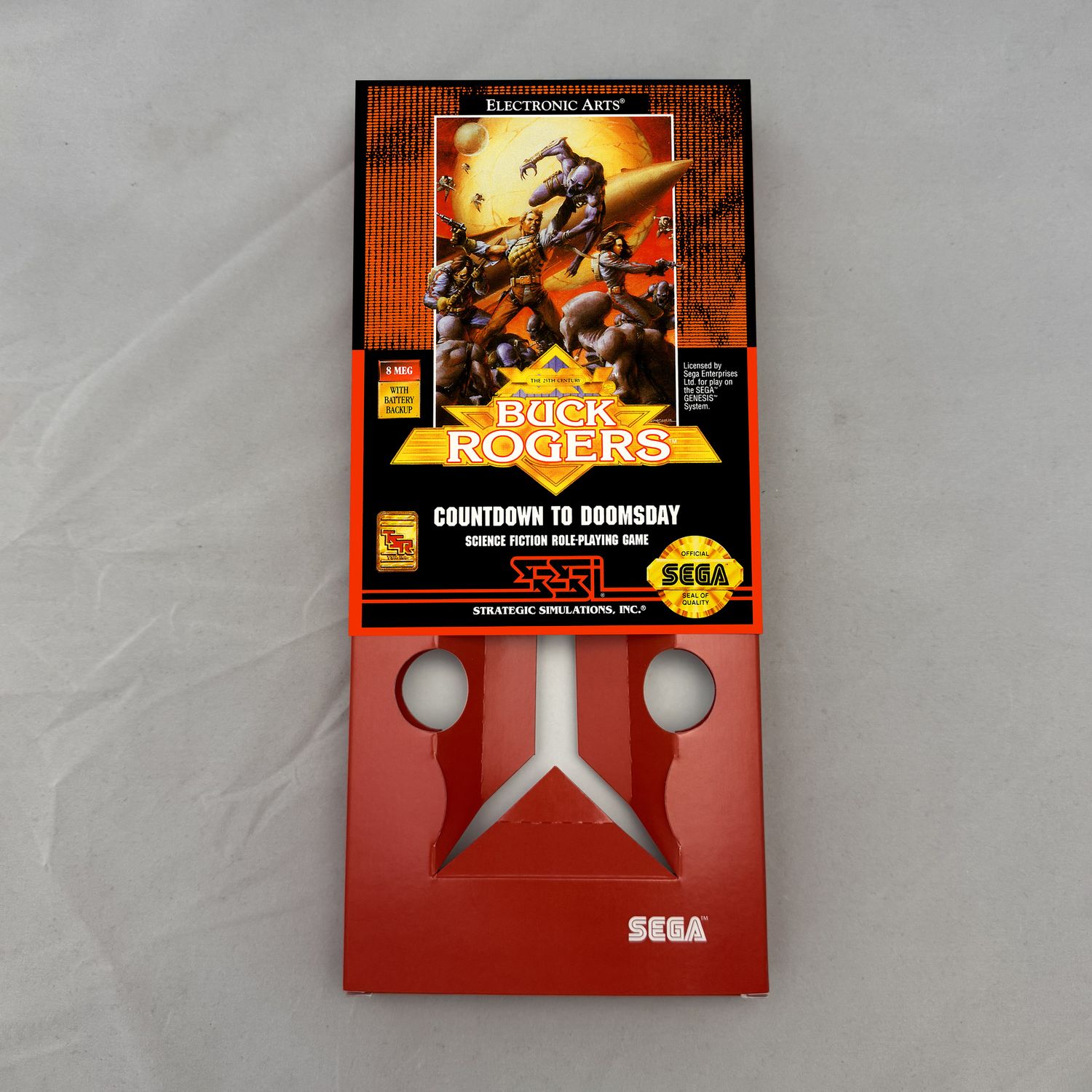 Buck Rogers: Countdown to Doomsday | NTSC | Sega Genesis | Genesis | En | Reproduction Box and Inner Tray