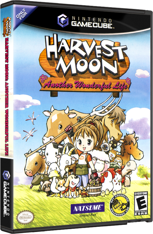 Harvest Moon Another Wonderful Life | NTSC | Gamecube | GC | En | Reproduction Case and Booklet - NO GAME
