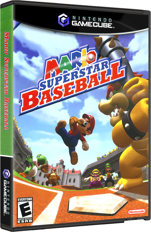 Mario Superstar Baseball | NTSC | Gamecube | GC | En | Reproduction Case and Booklet - NO GAME