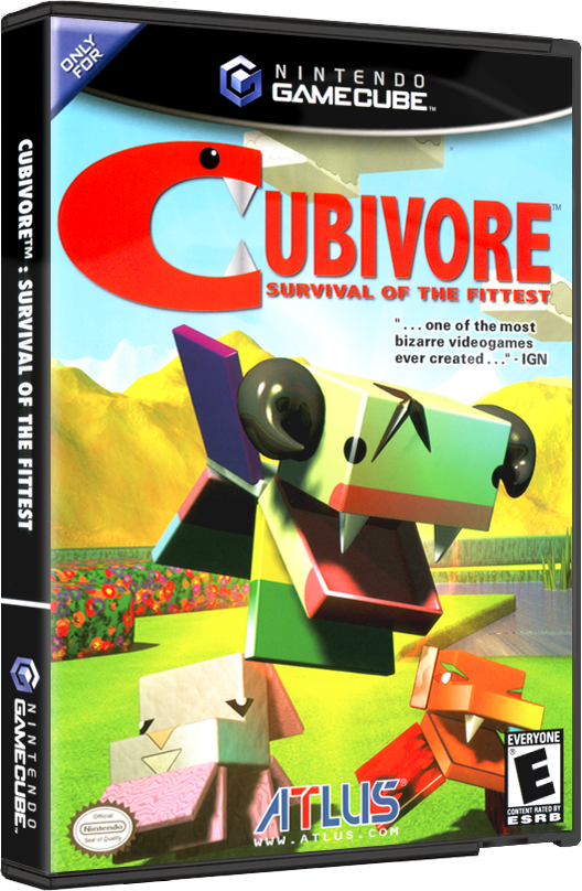 Cubivore Survival of the Fittest | NTSC | Gamecube | GC | En | Reproduction Case and Booklet - NO GAME