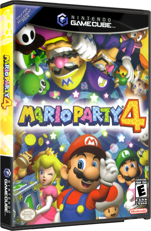 Mario Party 4| NTSC | Gamecube | GC | En | Reproduction Case and Booklet - NO GAME