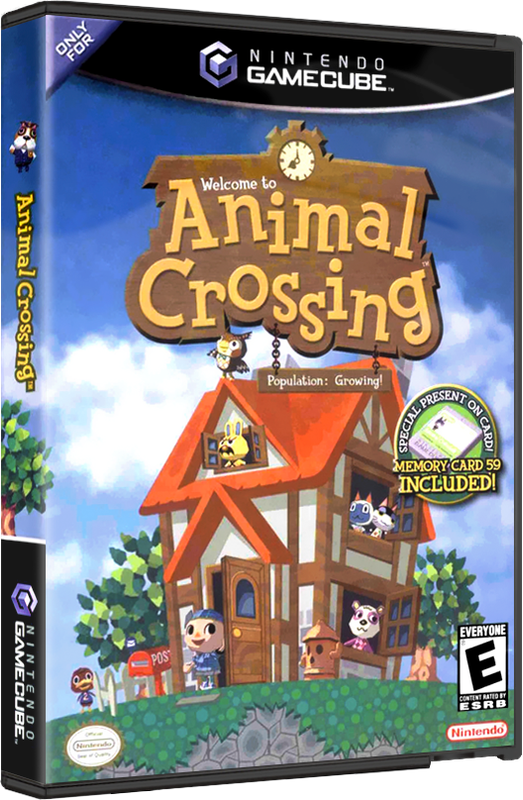 Animal Crossing | NTSC | Gamecube | GC | En | Reproduction Case and Booklet - NO GAME