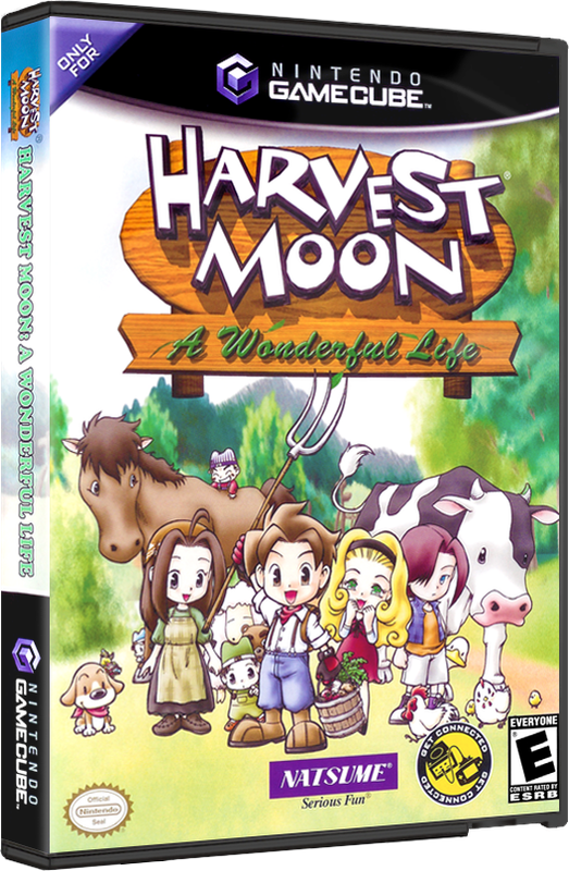 Harvest Moon A Wonderful Life | NTSC | Gamecube | GC | En | Reproduction Case and Booklet - NO GAME