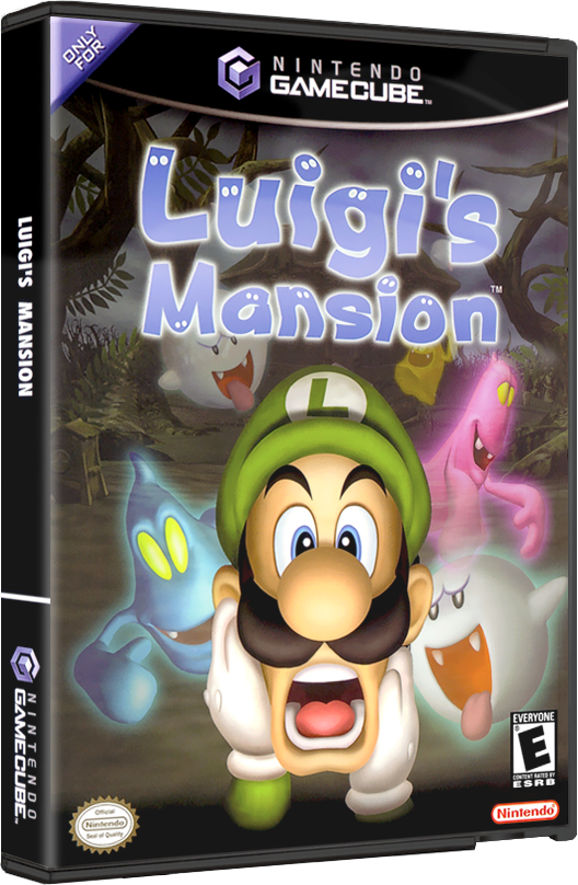 Luigi's Mansion | NTSC | Gamecube | GC | En | Reproduction Case and Booklet - NO GAME