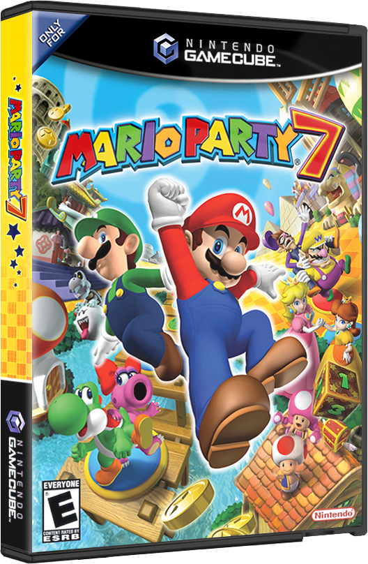 Mario Party 7 | NTSC | Gamecube | GC | En | Reproduction Case and Booklet - NO GAME