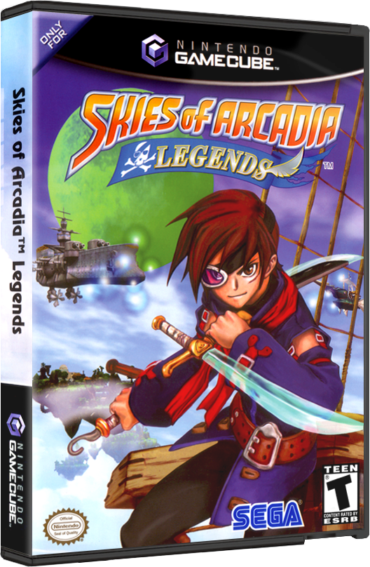 Skies of Arcadia Legends | NTSC | Gamecube | GC | En | Reproduction Case and Booklet - NO GAME