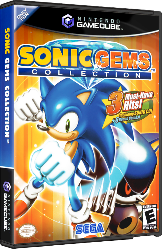 Sonic Gems Collection | NTSC | Gamecube | GC | En | Reproduction Case and Booklet - NO GAME