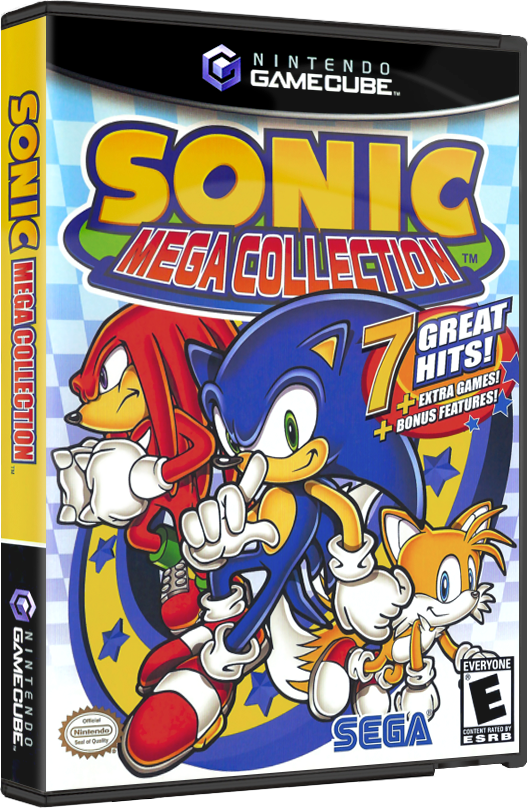 Sonic Mega Collection | NTSC | Gamecube | GC | En | Reproduction Case and Booklet - NO GAME