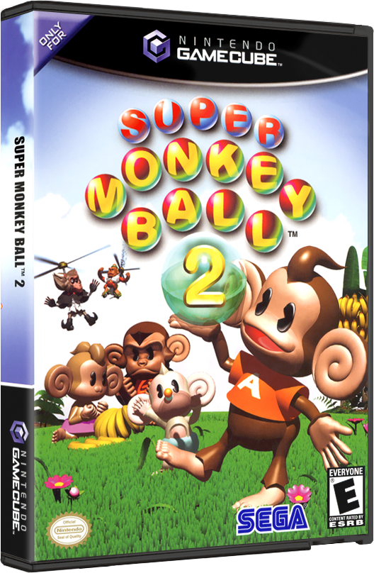 Super Monkey Ball 2 | NTSC | Gamecube | GC | En | Reproduction Case and Booklet - NO GAME