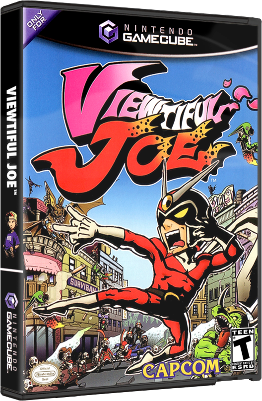 Viewtiful Joe | NTSC | Gamecube | GC | En | Reproduction Case and Booklet - NO GAME