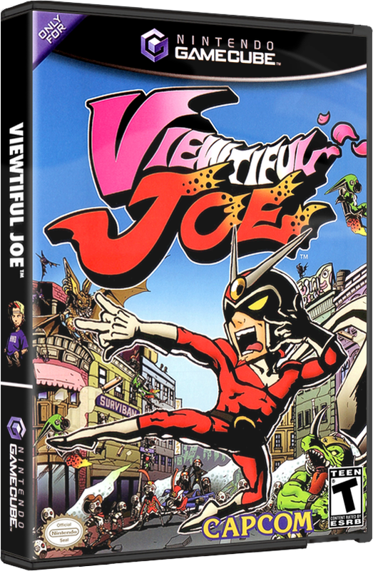 Viewtiful Joe Gc Viewtiful Joe | NTSC | Gamecube | GC | En | Reproduction Case and ...