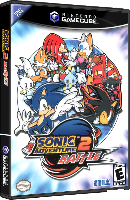 Sonic Adventure 2 | NTSC | Gamecube | GC | En | Reproduction Case and Booklet - NO GAME