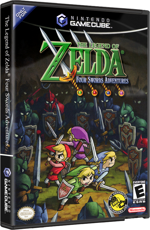 The Legend of Zelda Four Swords | NTSC | Gamecube | GC | En | Reproduction Case and Booklet - NO GAME